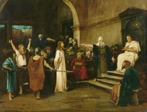 ピラト前のキリスト、1880年（47889の研究）